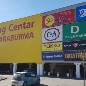 Shopping centar Karaburma – Spoljašnost