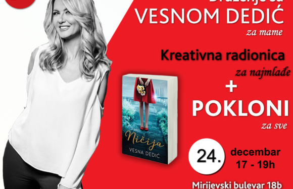 NOVOGODIŠNJE DRUŽENJE U SHOPPING CENTRU KARABURMA UZ VESNU DEDIĆ, DEDA MRAZA I KREATIVNE RADIONICE ZA NAJMLAĐE