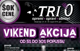 Velika vikend akcija – Tri O